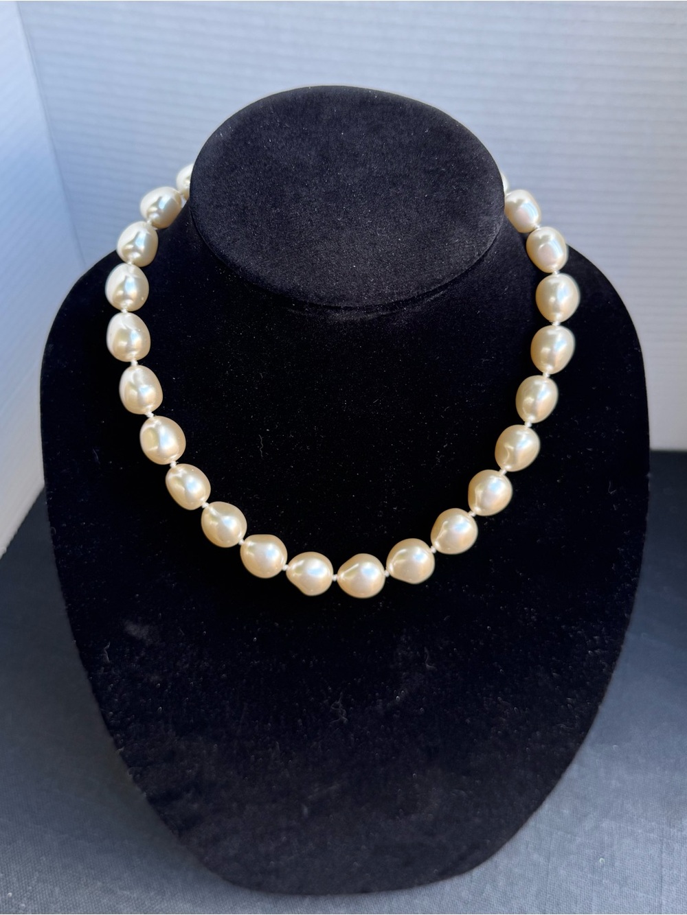 Joan Rivers Cream Pearl Bead Necklace